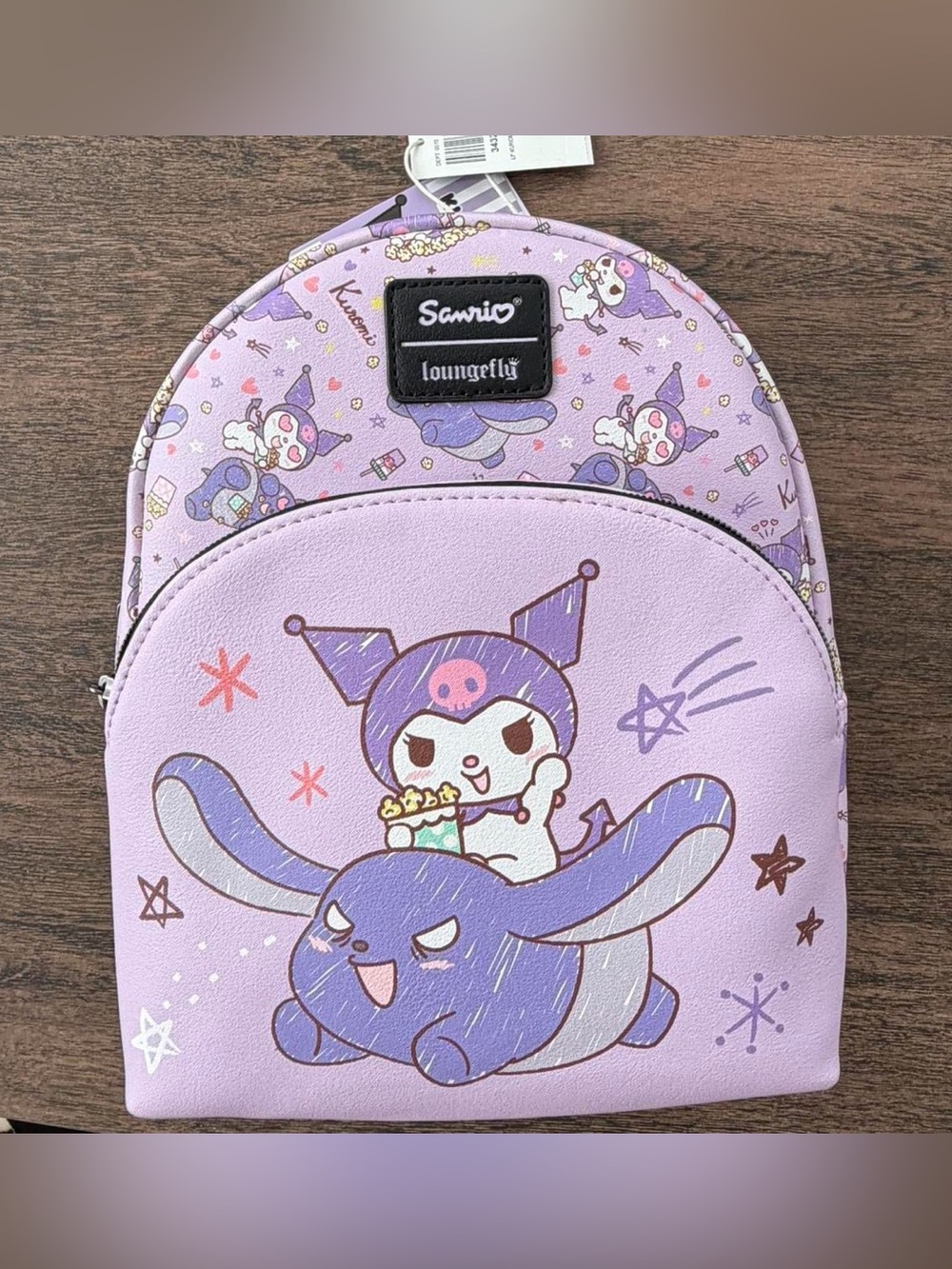 Loungefly Kuromi Baku Snacks Mini Backpack - Picture 4 of 6